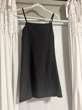 Old Navy Black Active Tennis Dress with Spaghetti Straps